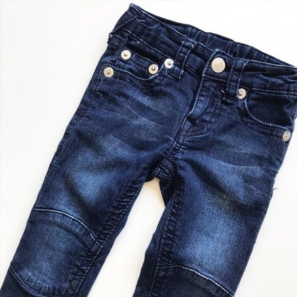 True Religion knee patch skinny jeans EUC 2T - Picture 2 of 4